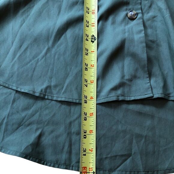 𝅺a New Day Khaki Green Long Sleeve Shirt EUC - Picture 8 of 10